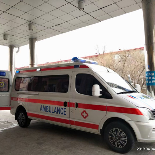 八公山救护车出租服务案例2